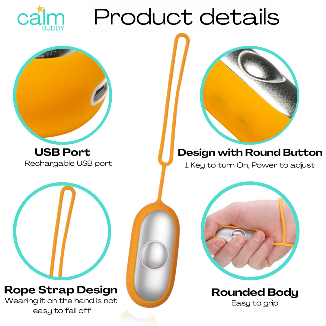Smart Manual Sleep Aid Device to Relieve Insomnia, ADHD, Stress and Migraine