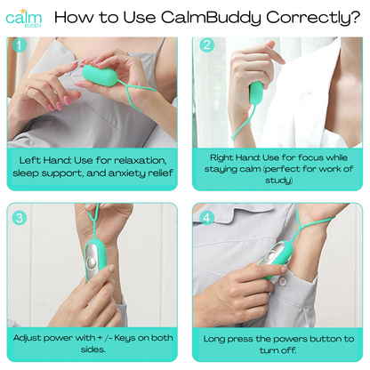 Smart Manual Sleep Aid Device to Relieve Insomnia, ADHD, Stress and Migraine